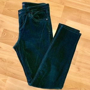 Edyson Skinny green corduroy pants